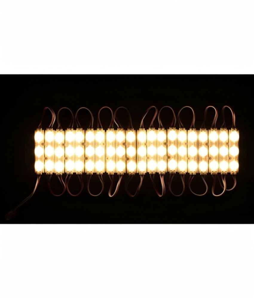 Charkee White 20pcs LED 5050 3 LED Module 12V Waterproof RGB Color