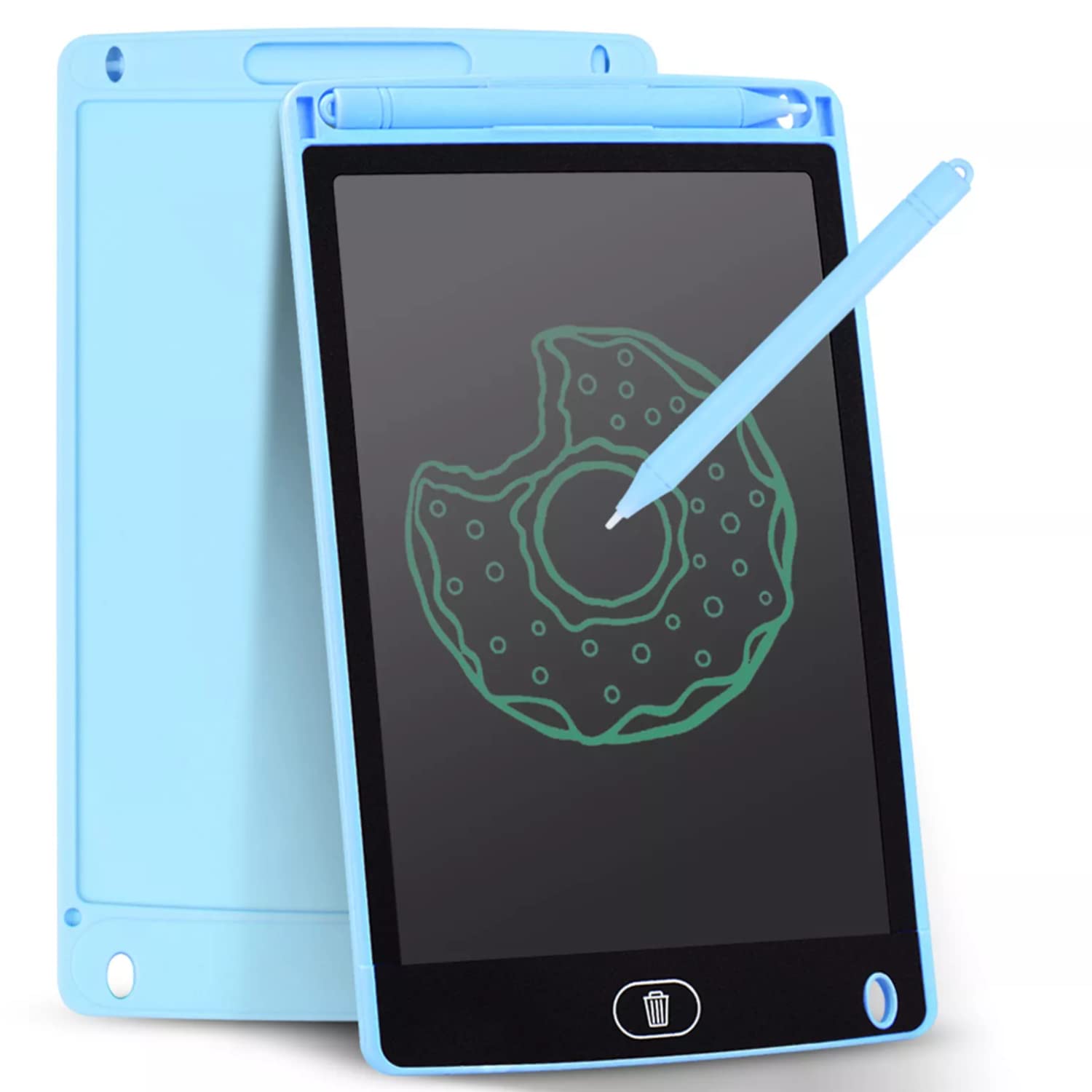 Charkee LCD Writing 8.5 Inch Pack of 2 Tablet Electronic Writing & Drawing Doodle Board Multicolcor