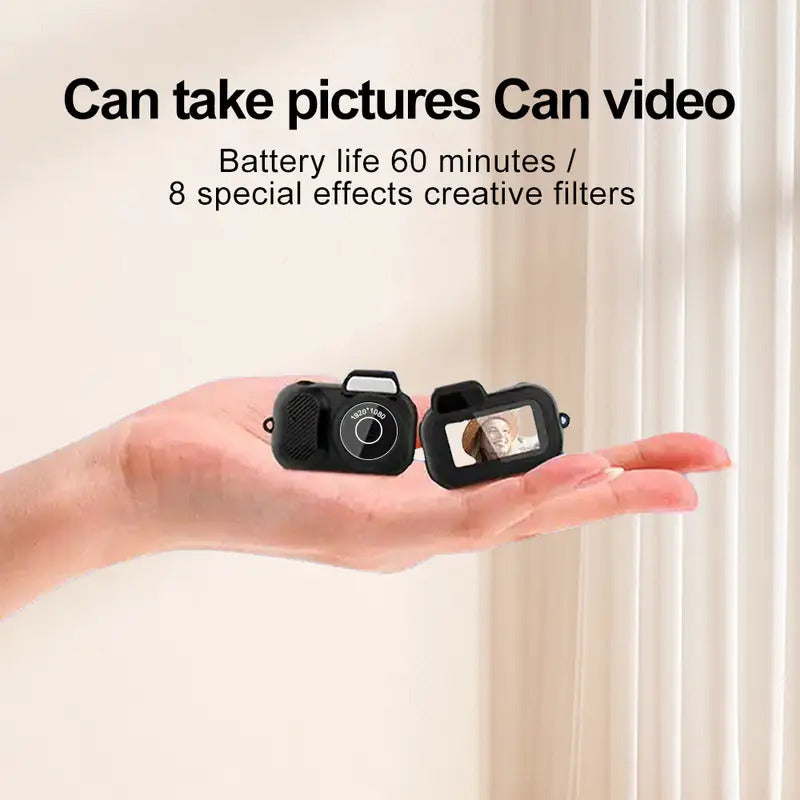 Key Chain Mini Camera -Micro Video Camera With 32GB SD Card & Card Reader, Mini DV DVR Camcorder 1080P, Pocket Wearable, Small Video Camera, For Students Kids