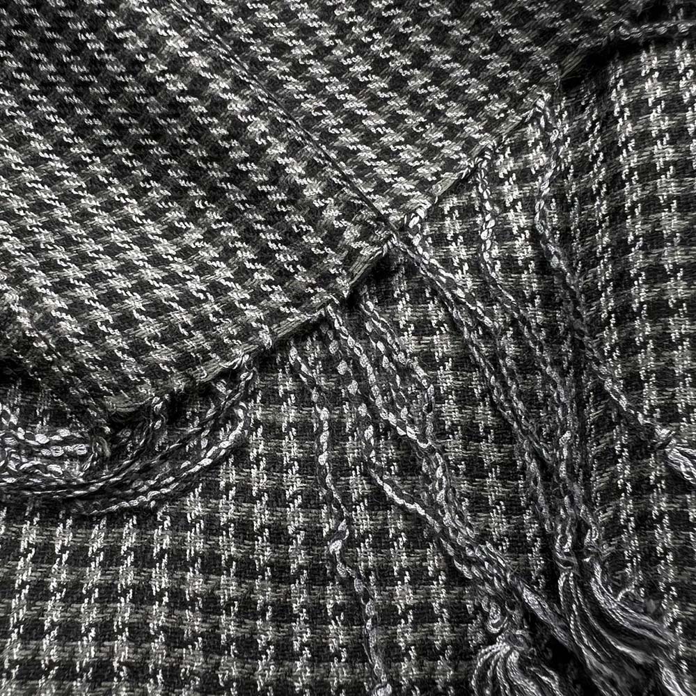 2pcs Grey Textured Minimalist Tone-on-tone Jacquard Scarf ,Luxe Look For Evening Wear,Scarf,vacation,daily Life,evening Party,Office Appropriate Subtlety For Women Men