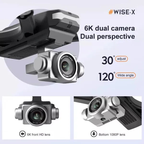 2026 V14 Professional Drone 6K HD Dual Camera Wifi FPV Portable RC Quadcopter 2 BATTERY,Drones Suitable For Adults&beginners.Logistics Is Randomly Sent By UPS&UNI&USPS&GOFO