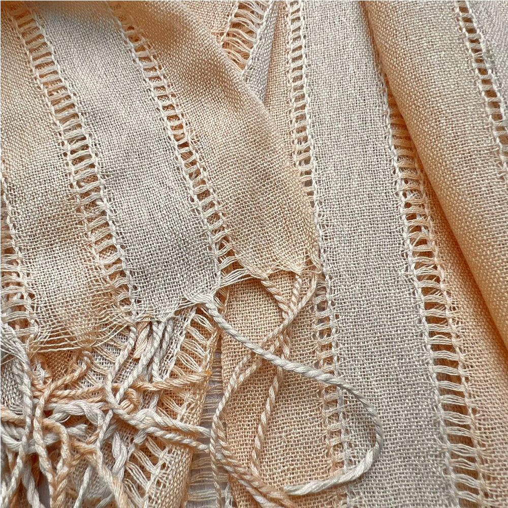 Khaki And Black Crinkle Polyester Scarf - Textured Casual Scarf 71inchx17.5inch