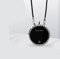 Portable hanging neck air purifier