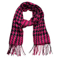 2pcs Textured Plush Jacquard Weave Traps Warmth Scarf ,Luxe Look For Evening Wear,Scarf,vacation,daily Life,evening Party,Office Appropriate Subtlety For Women Men