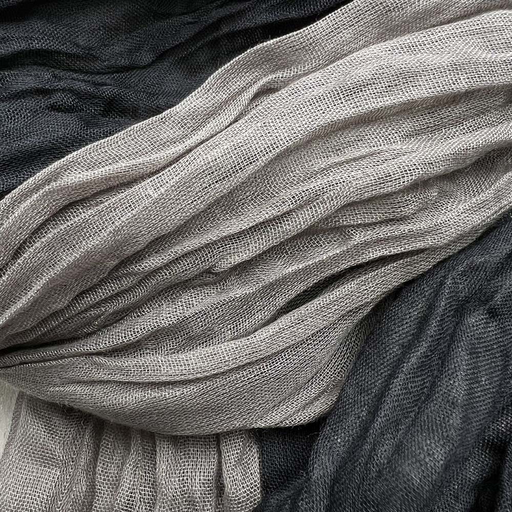 Khaki Yarn-Dyed Polyester Scarf - Classic Long Scarf 69inchx26inch