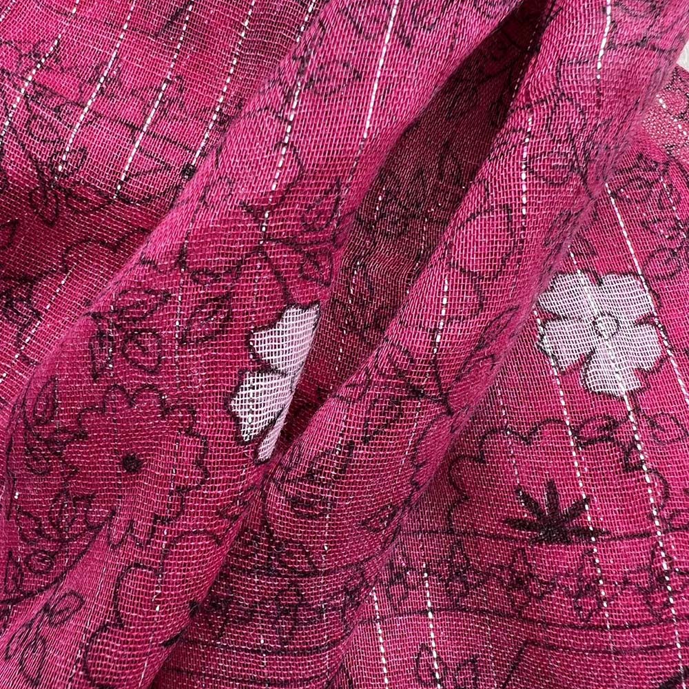 2pcs Hot P Ink Printed Square Scarf ,Oversized Head Wrap,Luxe Look For Evening Wear,Scarf,vacation,daily Life,evening Party,Office Appropriate Subtlety For Women Men