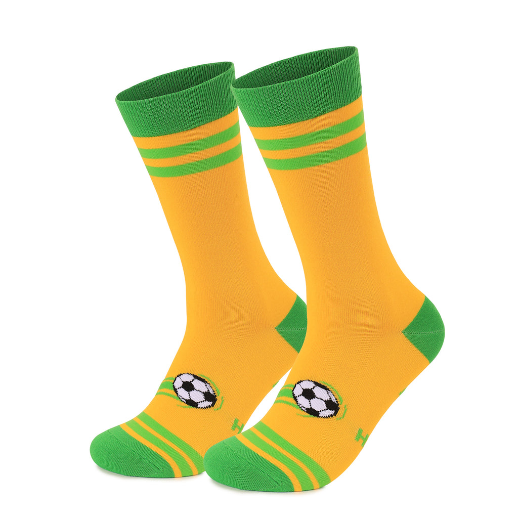 Flag Design Mid-Calf Socks With Moisture-Wicking, Sweat-Absorbing, Odor-Resistant, And Antibacterial Properties