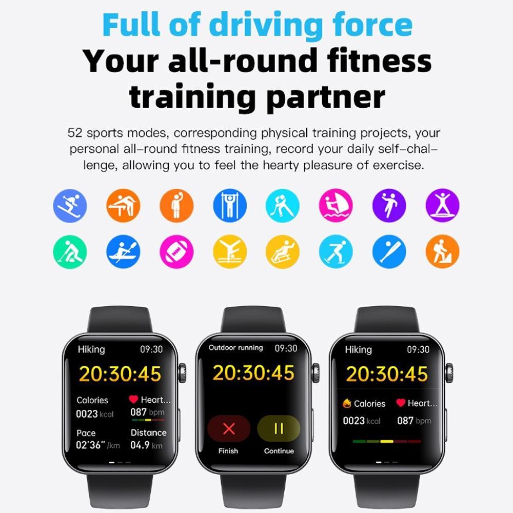Smart Watch For Men Women Healthy Mornitoring Ips Screen Fitness Tracker With Bluetooth Call  IP67 Waterproof Heart Rate Sleep SpO2 Monitor Pedometer Multiple Sports 7 Days Battery Life