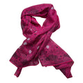 2pcs Hot P Ink Printed Square Scarf ,Oversized Head Wrap,Luxe Look For Evening Wear,Scarf,vacation,daily Life,evening Party,Office Appropriate Subtlety For Women Men
