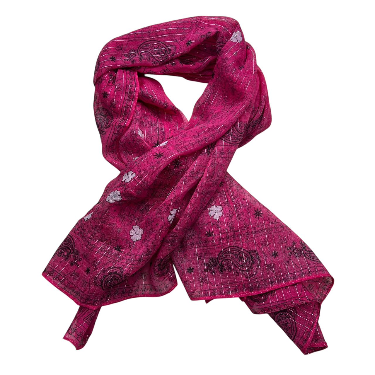 2pcs Hot P Ink Printed Square Scarf ,Oversized Head Wrap,Luxe Look For Evening Wear,Scarf,vacation,daily Life,evening Party,Office Appropriate Subtlety For Women Men