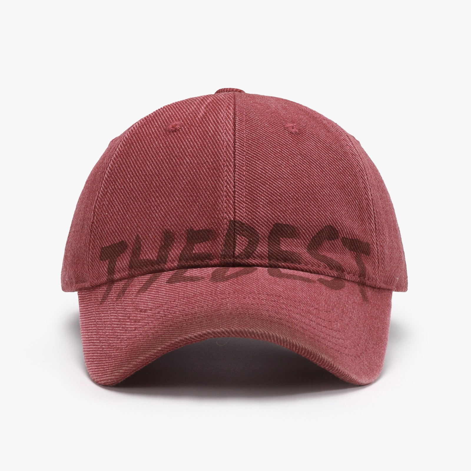 Letter Graffiti Baseball Cap Curved Brim Soft Top Cotton Blend Adjustable Snapback Hat