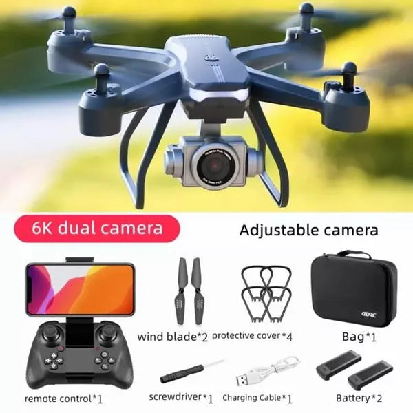 3 Battery V14 Professional Drone 6K HD Dual Camera Wifi FPV Portable RC Quadcopter , Drones Suitable For Adults-beginners. Logistics Is Randomly Sent By UPS&UNI&GOFO&USPS