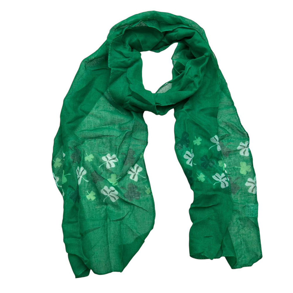 Olive Printed Scarf 2-Pack - Earth Tone Scarves 60inchx11inch Each