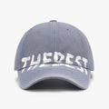 Letter Graffiti Baseball Cap Curved Brim Soft Top Cotton Blend Adjustable Snapback Hat