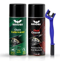 Bike Chain Cleaner Lubricant and Brush (Pack of 3)