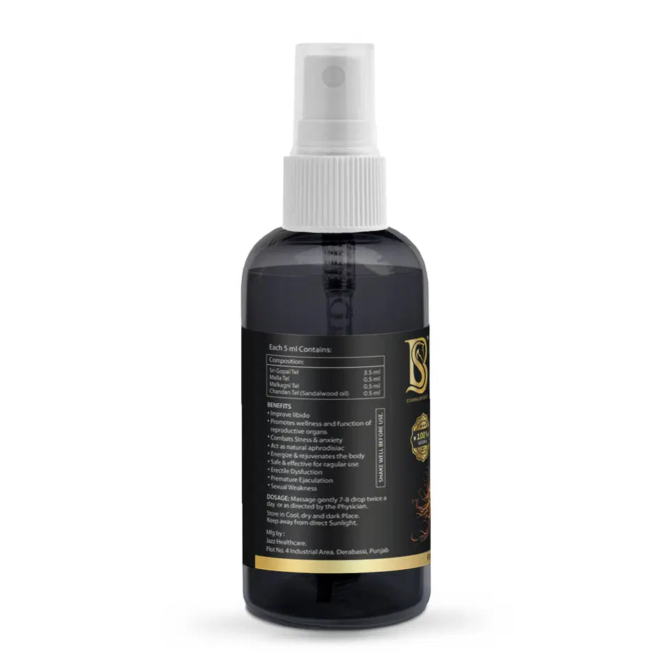 Stamina Booster Massage Oil Spray