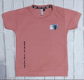 Cotton Blend Round Neck Printed T-Shirt for Boys (Peach, 3-4 Years)