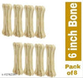 Rawhide Bone Treat for Pet (Pack of 8)