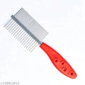 Stainless Metal Flea Comb for Pet (Multicolor)