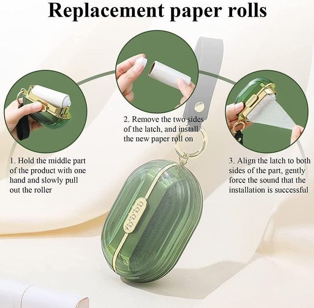 Double-Sided Travel Portable Lint Shaver Roller
