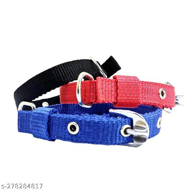 Neck Collar 0.5 mm Belt for Pet (Multicolor, S)