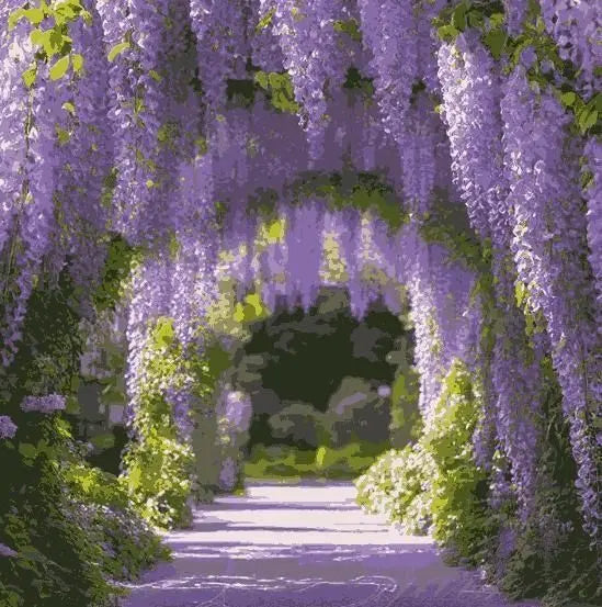 The Garden’s Cascading Beauty All Year Round