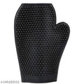 Silicone Grooming Glove for Pet (Multicolor, L)