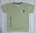 Cotton Blend Round Neck Printed T-Shirt for Boys (Green, 4-5 Years)