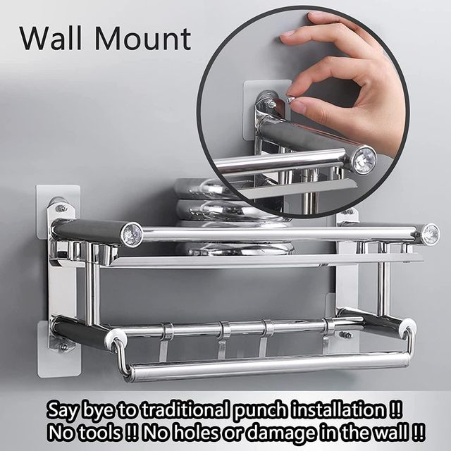 Wall Mount Screw Hooks for Kitchen Bathroom Bedroom Living Room 20 Pcs