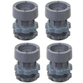 Washing Machine Vibration Pads, Floor Trays, Refrigerator Stand (4 Pcs Set)