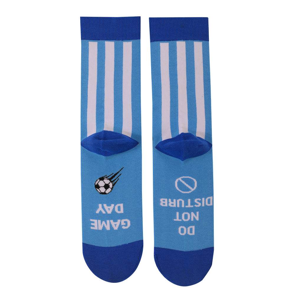 Flag Design Mid-Calf Socks With Moisture-Wicking, Sweat-Absorbing, Odor-Resistant, And Antibacterial Properties