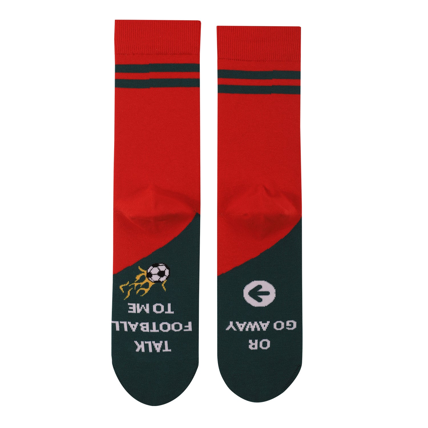 Flag Design Mid-Calf Socks With Moisture-Wicking, Sweat-Absorbing, Odor-Resistant, And Antibacterial Properties